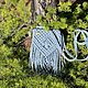 Сумочка кросс-боди цвета джинс. Сумка через плечо. Macrame_ecodecor (Оксана Куликова). Ярмарка Мастеров.  Фото №4