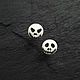  Jack Skellington. Серьги-пусеты. Beautiful soap. Ярмарка Мастеров.  Фото №6
