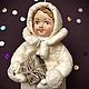 Ватная игрушка Снегурочка, Елочные игрушки, Новороссийск,  Фото №1
