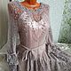 Order Elegant dress 'Openwork dream-2', made of mohair on silk. hand knitting from Galina Akhmedova. Livemaster. . Dresses Фото №3