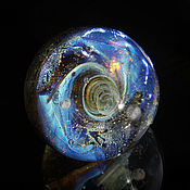 Для дома и интерьера handmade. Livemaster - original item Glass ball Dream of space. Universe Sphere Meditation Galaxy Marble. Handmade.