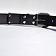  TITANIUM leather belt for men. Straps. Leathercrat Products (REViOR). My Livemaster. Фото №4