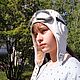 Кожаный летный шлем женский мягкий Овчина & защитные очки, Шапка-ушанка, Тверь,  Фото №1