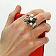 Кольцо серебро Подснежники серебряное кольцо. Кольца. Gvozdica jewelry (Ольга). Ярмарка Мастеров.  Фото №4