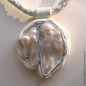 Jewelry sets: Madagascar agate in leather