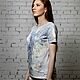 Футболка женская Uzor Wear с принтом Царевна-Лебедь Свет, 100% хлопок. Футболки. Uzor Wear. Интернет-магазин Ярмарка Мастеров.  Фото №2