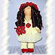 Interior doll with poppies, Round Head Doll, Permian,  Фото №1