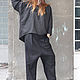 Women's linen suit, blouse and trousers - SE0686LE. Suits. EUG fashion. Online shopping on My Livemaster.  Фото №2