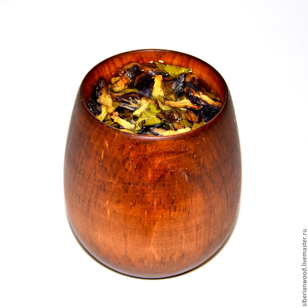 Деревянный стакан из древесины сибирского кедра для чая. C17, Кружки и чашки, Новокузнецк,  Фото №1