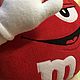 Игрушка подарок m&m's  red (эмэмдемс красный) m&m. Мягкие игрушки. Галина Додонова. Ярмарка Мастеров.  Фото №4