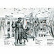 Воронеж. Памятник С. Я. Маршаку. Городской пейзаж. Картины. Вероника Некрасова. Интернет-магазин Ярмарка Мастеров.  Фото №2