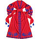 Красное платье с вышивкой "Краса-Павушка", Dresses, Kiev,  Фото №1