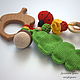 Beech rodent acorn with pendants. Teething toys. Very big ears (verybigears). My Livemaster. Фото №4