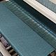 Домотканый шарф "Ромбы". Меринос + хлопок. Шарфы. Weaving Finds. Ручное ткачество.. Ярмарка Мастеров.  Фото №9
