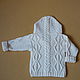 Order Creamy jacket with hood. 4 children-baby. Livemaster. . Sweatshirts for children Фото №3