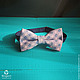 Tie grey Magnolia / bow tie with floral print. Ties. Respect Accessories. Online shopping on My Livemaster.  Фото №2