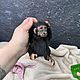  горилла черная. Тедди Зверята. IRINA FEDI TOYS. Ярмарка Мастеров.  Фото №8