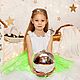  Платье праздничное для девочки. Воздушный тортик, Платье, Санкт-Петербург,  Фото №1