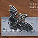  "Летучая мышь". Подвеска. Fabled Bazaar (JewelCraft). Интернет-магазин Ярмарка Мастеров.  Фото №2