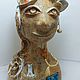 Order Sculpture: ' The merry flea-hunter'. Ceramics and painting (kypasyatina). Livemaster. . Figurines Фото №3