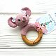 Teether 'Elephant-rattle', Teethers and rattles, Bryansk,  Фото №1