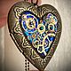 Кулон, медальон «the heart of my universe» в стиле стимпанк/steampunk. Кулон. ©️Устинова Анна  -Steampunk Master- (UstinovaAnna) (UstinovaAnna). Ярмарка Мастеров.  Фото №4