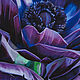 Painting 'Purple anemones' oil. canvas 80h100cm. Pictures. vestnikova. My Livemaster. Фото №6