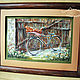 Watercolor painting in a designer frame FRESH BUNS, Pictures, Moscow,  Фото №1