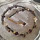 Чокер с гематитом и жемчугом. Чокер. Украшения PowerStones (powerplastic). Интернет-магазин Ярмарка Мастеров.  Фото №2