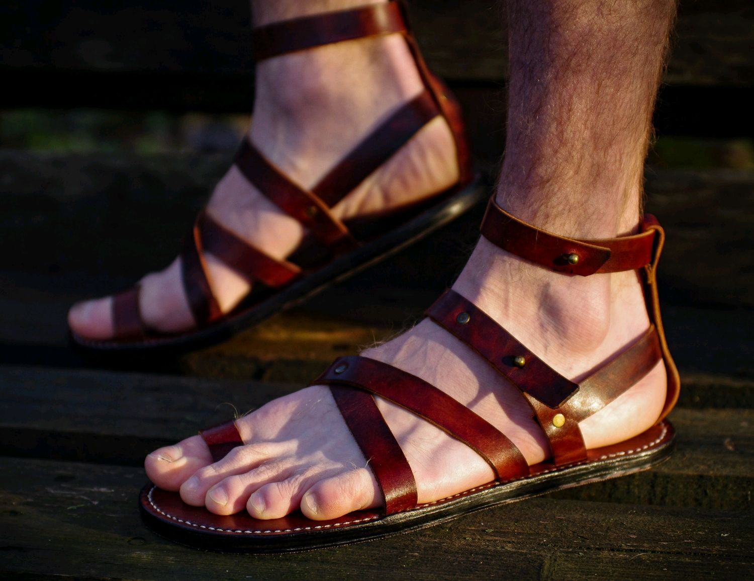 Римские сандалии мужские
