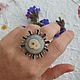 Кольцо с солнечным кварцем. Кольца. Karma-jewelry. Ярмарка Мастеров.  Фото №6