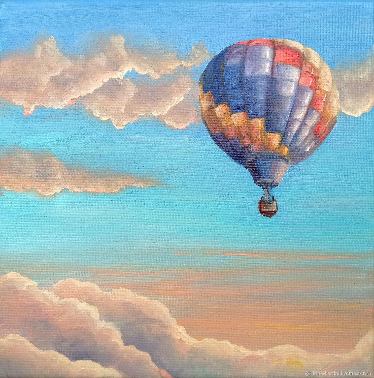 Картина воздушный шар