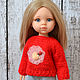  Knitted sweater for Paola Reina doll 32 cm. Clothes for dolls. khobbi (01anna-dolls). My Livemaster. Фото №5