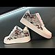 Кроссовки белые, кастом кроссовок Nike Air Force,рыбки, ручная роспись. Кроссовки. Olgavolgoart. Роспись одежды и обуви. Кастом. Ярмарка Мастеров.  Фото №11