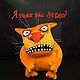 I love you too! Soft toy red cat Vasya Lozhkina. Stuffed Toys. Dingus! Funny cats and other toys. My Livemaster. Фото №5