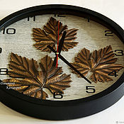Для дома и интерьера handmade. Livemaster - original item Round wall clock 