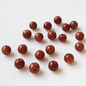 Материалы для творчества handmade. Livemaster - original item Aventurine 4 mm, 28951094 Beads Ball smooth, brown stone. Handmade.