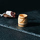 Wooden shot glass (stack) made of Siberian cedar wood. R44, Shot Glasses, Novokuznetsk,  Фото №1