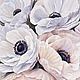 Order Gentle trembling white flowers oil painting anemones. marselart. Livemaster. . Pictures Фото №3