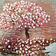 Painting with a flowering tree 'First flowering' 40h30, Pictures, Volgograd,  Фото №1