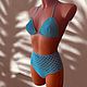 Купальник вязаный. Купальники. bikini crochet. Интернет-магазин Ярмарка Мастеров.  Фото №2