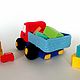 Order Knitted truck Soft toy truck Red truck. sunnytoys-gifts. Livemaster. . Stuffed Toys Фото №3