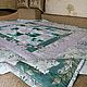 Лоскутное одеяло "Весенние фантазии". Одеяла. Марина. Ярмарка Мастеров.  Фото №4