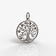 Pendant Wood with stones 925 sterling silver (P33). Pendant. anna-epifanova. My Livemaster. Фото №6