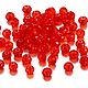 Glass beads rondel faceted 3*4 mm, 28951279 red beads, Beads1, Ekaterinburg,  Фото №1