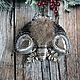 Brooch-pendant with fur 'Moth in a gray'. Brooches. Anastasiya Kozlova. Online shopping on My Livemaster.  Фото №2