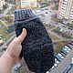 Митенки перчатки мужские без пальцев на подкладке цвет серый. Митенки. Shop Time. Интернет-магазин Ярмарка Мастеров.  Фото №2