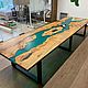 'Table-river' for negotiations (ave. for Stellini Textile Group). Tables. Custom furniture making U.LOFT. Online shopping on My Livemaster.  Фото №2