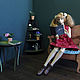 Tea table for dolls. Furniture for dolls 1:6 (Barbie), 1:4: 1:3 MSD, :  SD. Doll furniture. Dream Studio. Интернет-магазин Ярмарка Мастеров.  Фото №2