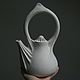 Ceramic teapot. White, Teapots & Kettles, Pskov,  Фото №1